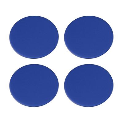 ACROPIX 50mm Car Universal Wheel Center Hub Cap Emblem Badge Decal Sticker Gloss Blue 4pcs