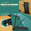 Electric Treadmill, Foldable, with LCD Display, Speed 0.8-10km/h and 3 Programs, Power 500 W, 123 x 62 x 117 cm, Black