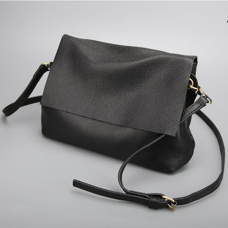

Multi-layer Storage Leather Simple Women s Single-shoulder Bag Fashionable and Versatile, Casual Leather Crossbody Small Square Bag