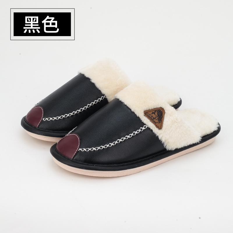 Fashion Waterproof Cotton Slippers for Women's Winter Dormitory Home  Household Use Cold Warm Anti Slip Soft Women's Cotton Slippers