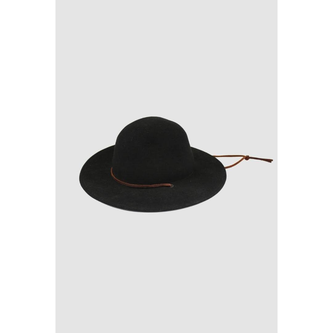 Used Brixton Tiller Fedora Wide Brim Cap Hat