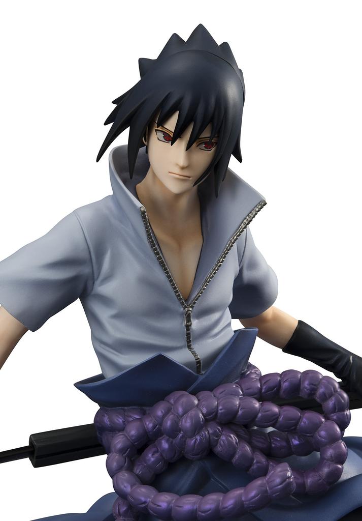 Series NARUTO Shippuden Uchiha Sasuke Approximately Scale PVC Painted Finished Figure G.E.M. (Resale) 1/8