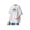 Li-Ning Loose Fit Lightweight Sports Fitness Crew Neck Short Sleeve T-Shirt Men tops White AHST795-1