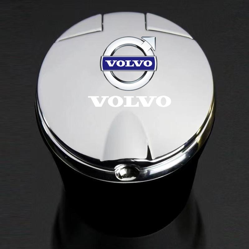 msbn8 Car Ashtray with Cover LED Light Automotive Ashtray for Volvo xc60 s60 v40 v50 v60 s80 s40 c30 awd c70 s40 s60 s80 s90 t6 v70