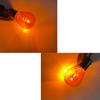 For 24 V / S25 / Halogen / Single Bulb / 180° / Orange / 2 Pieces / Compatible