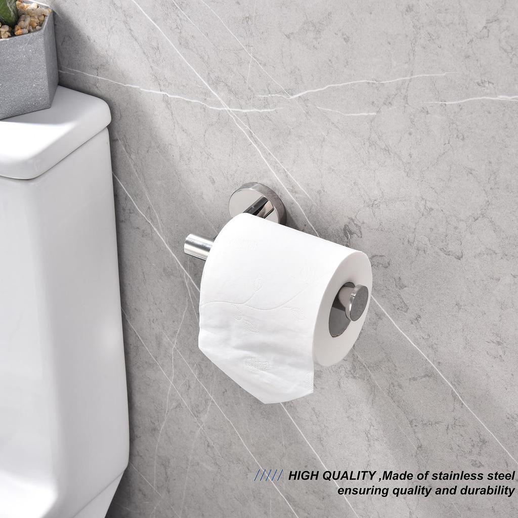 Selbstklebender schwarzer Papierhandtuchhalter aus Edelstahl – Ohne Nägel, ohne Bohren, zur Wandmontage