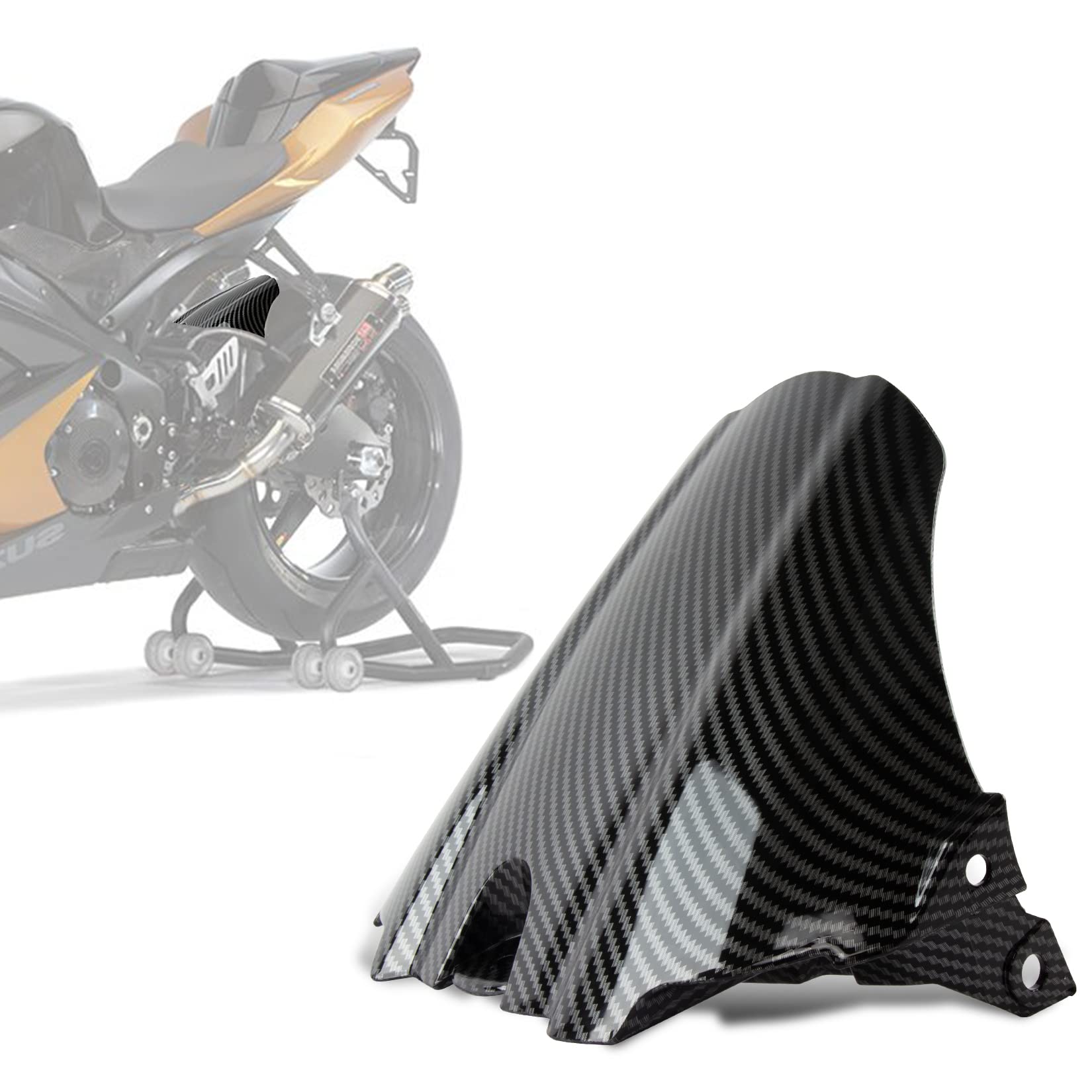 Motorcycle Rear Fender Mudguard for Suzuki GSXR1000 K5 K7 2005 2006 2007 2008 Fairing Rear Wheel Hugger Fender carbon