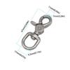Electroplated Zinc Zinc Alloy Snap Hooks Zinc Zinc Zinc Alloy Material Spring Buckle Backpack Buckle  Paracord Lanyard