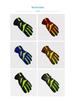 Spot Reflective Men's Winter Ski Gloves - Thick Cold-Proof Outdoor Sports Gear