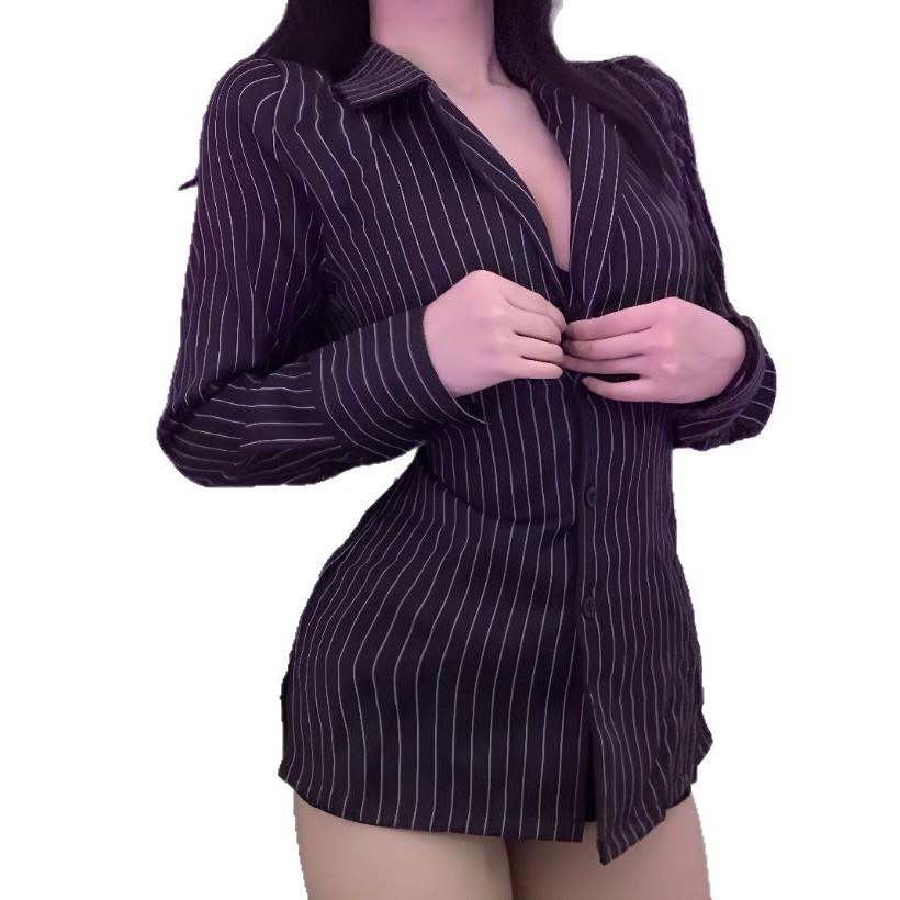 Sex Underwear, Abstinence Department, Large-scale Sexy Royal Sister, Mature Woman, Sexy Suit, Waist and Thin Shirt