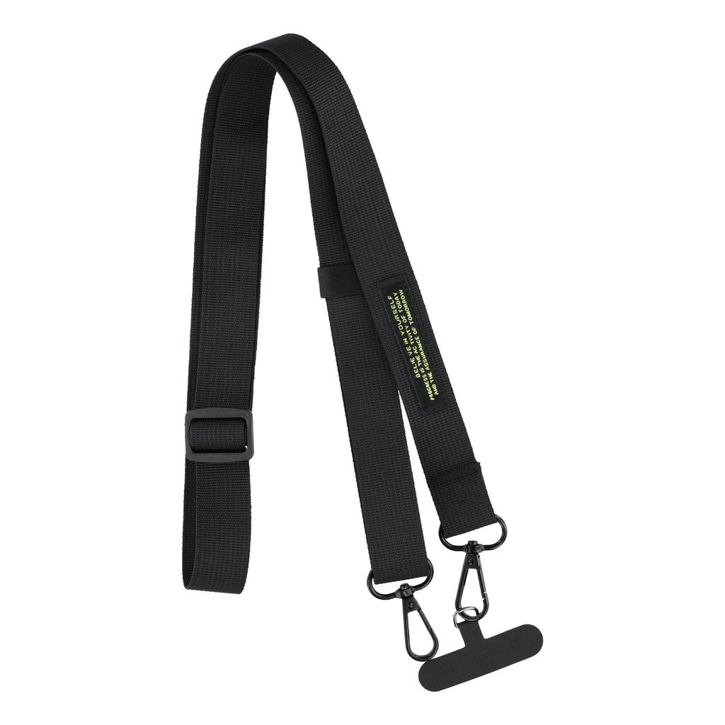 For iPhone 17 Case with Shoulder Strap Kickstand PC+TPU Phone Cover