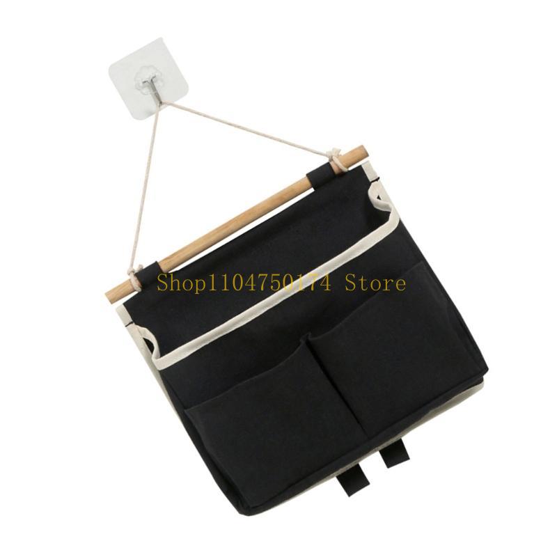 Foldable Wall Mounted Storage Bag Hanging Pocket Behind Door Bedsides Waterproof Wardrobes Storage Pouches top sale