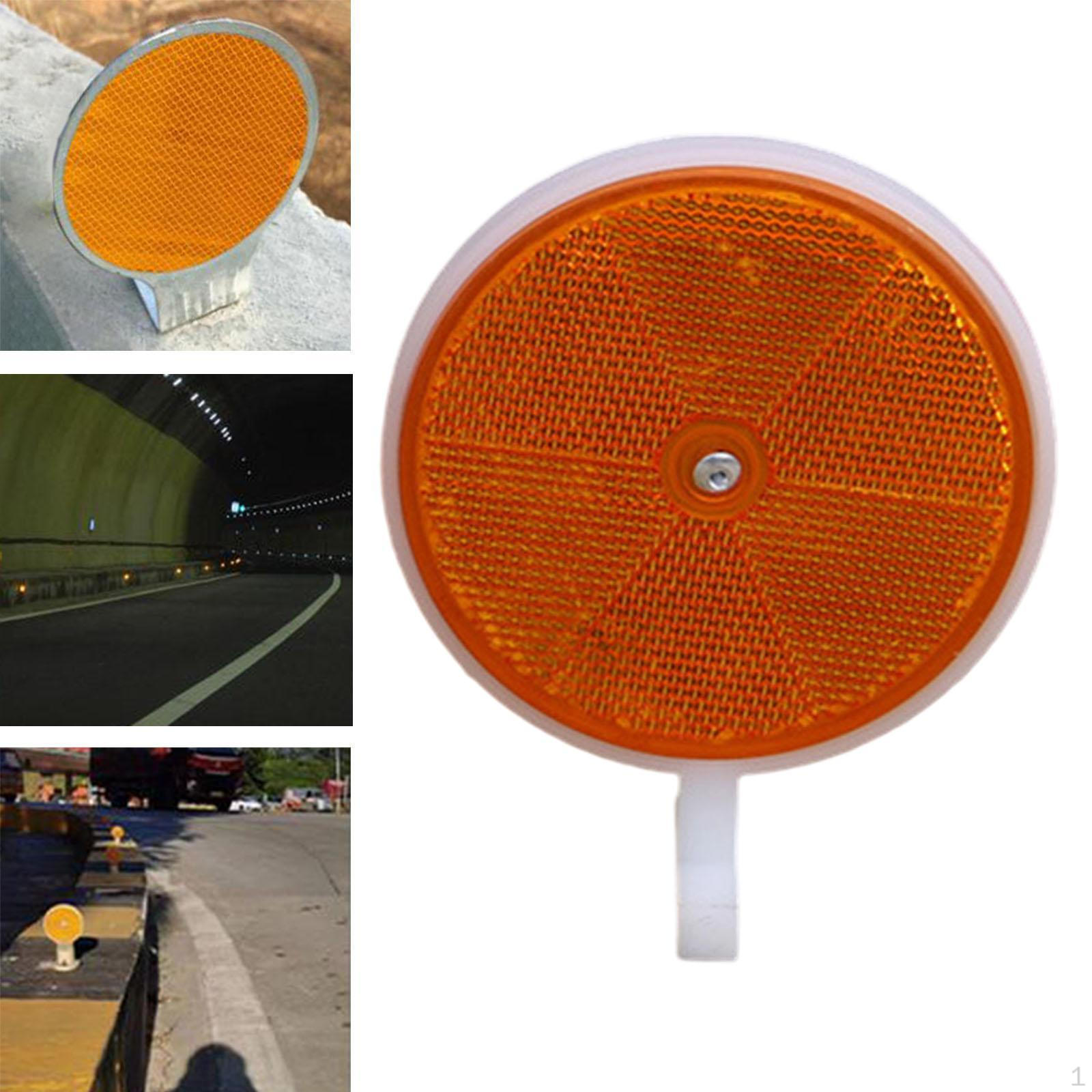 

Круглый дорожный отражатель для разметки полосы движения для безопасности дорожного движения на открытом воздухе жёлтый