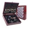 Zincs Alloys Bottle Opener and Vacuum Stoppers Wine Pourer Wine Opener Tool Set Corkscrew Wine Opener with Wood Case