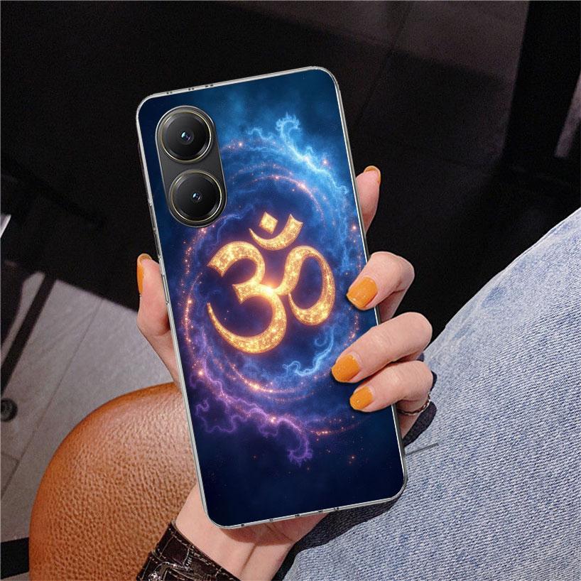 Mandala Chakra Insist Yoga Phnoe Case for Xiaomi Poco X5 X6 X7 Pro X4 Gt F7 Ultra M8 M7 Redmi 15C 15 13C 13 12C 12 Unique Cover