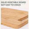 WXCOO Kitchen Wooden Chopping Boards Double-sided Serving Board for Meat Fruit and Vegetable Cutter Solid Wooden Cutting Board