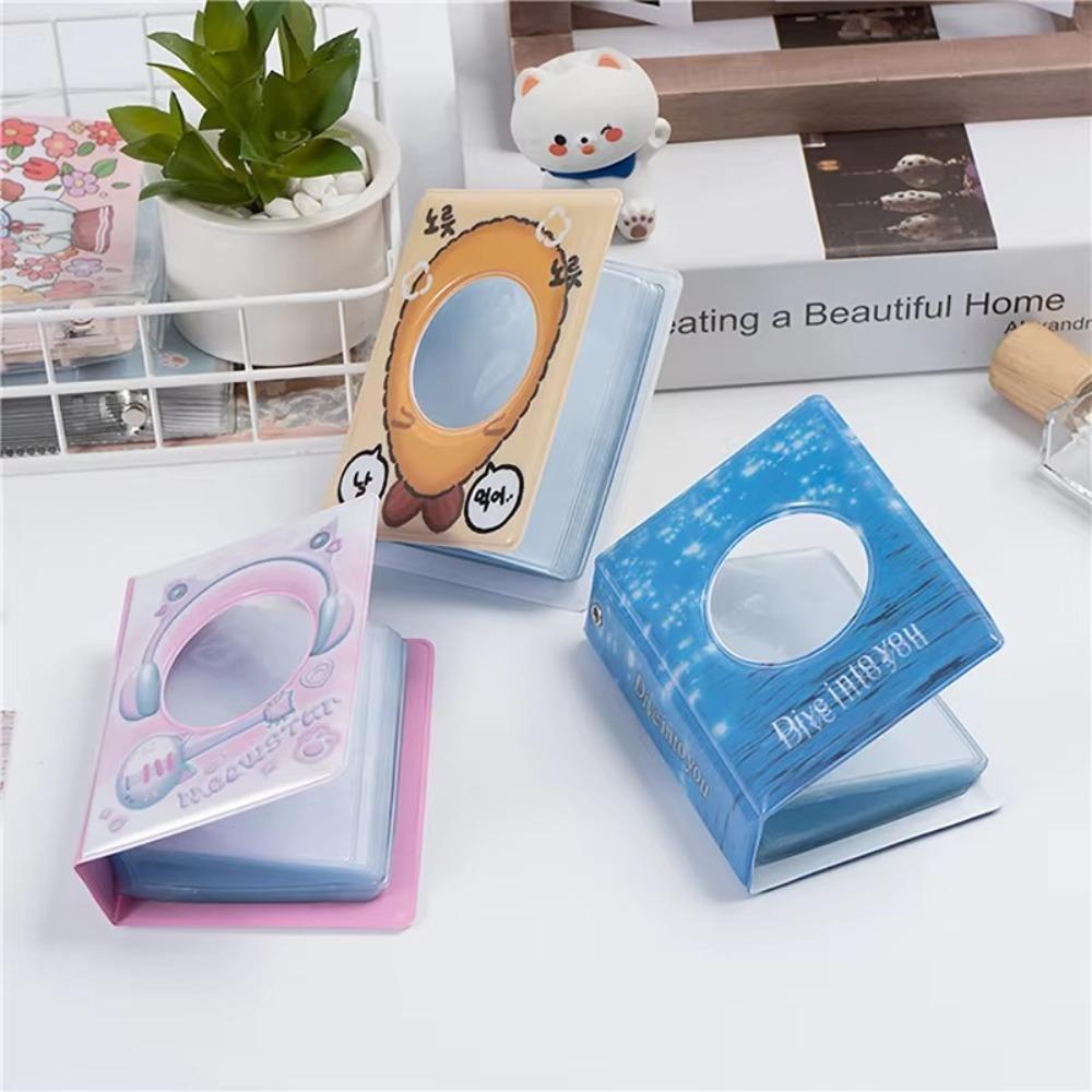 3 Inch Photo Album PVC Photocard Holder Cute Idols Cards Collect Book