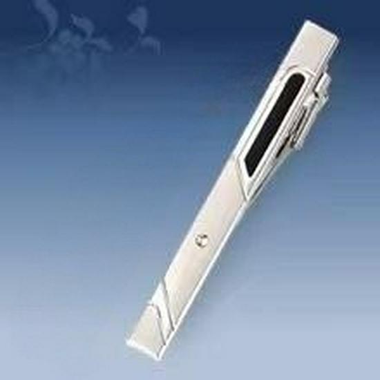 Men's Geometric Frosted Tie Clip - Stylish & Personalized Business Accessory