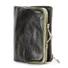 RFID Anti-theft Brush Head Layer Cowhide Women's Wallet Fashion Iron Clip Genuine Leather Coin Purse