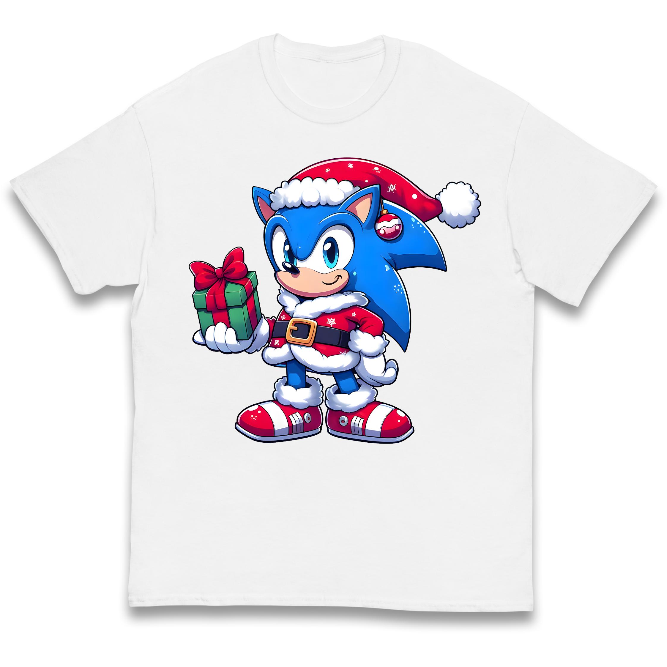 Sonic The Hedgehog Santa Kids T-Shirt 120