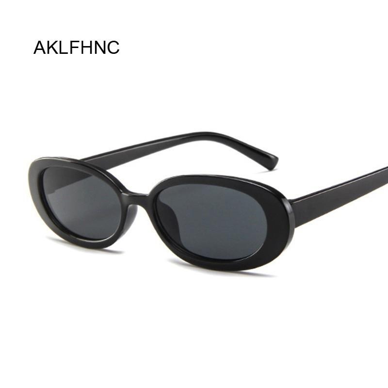For Female Woman Sunglasses Classic Retro Retro Oval Sun Eyewear Designer Eeywear Top Quality UV Protection 400 Oculos