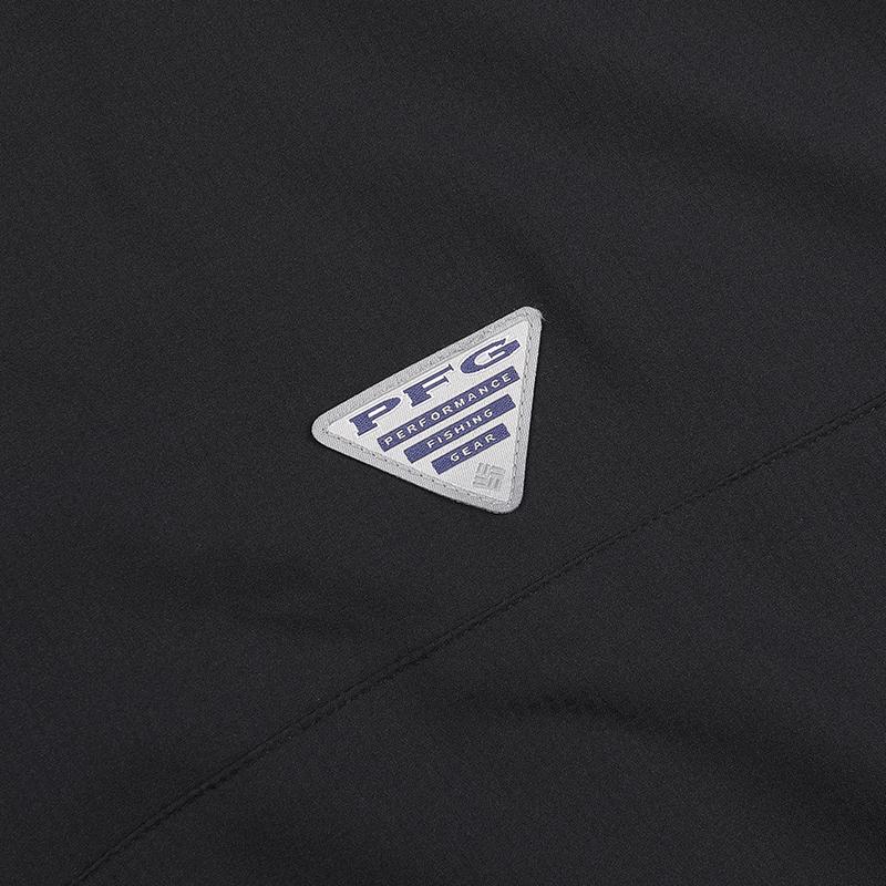 Columbia Shirts Men's Black Lapel Moderate Other FJ7253-010