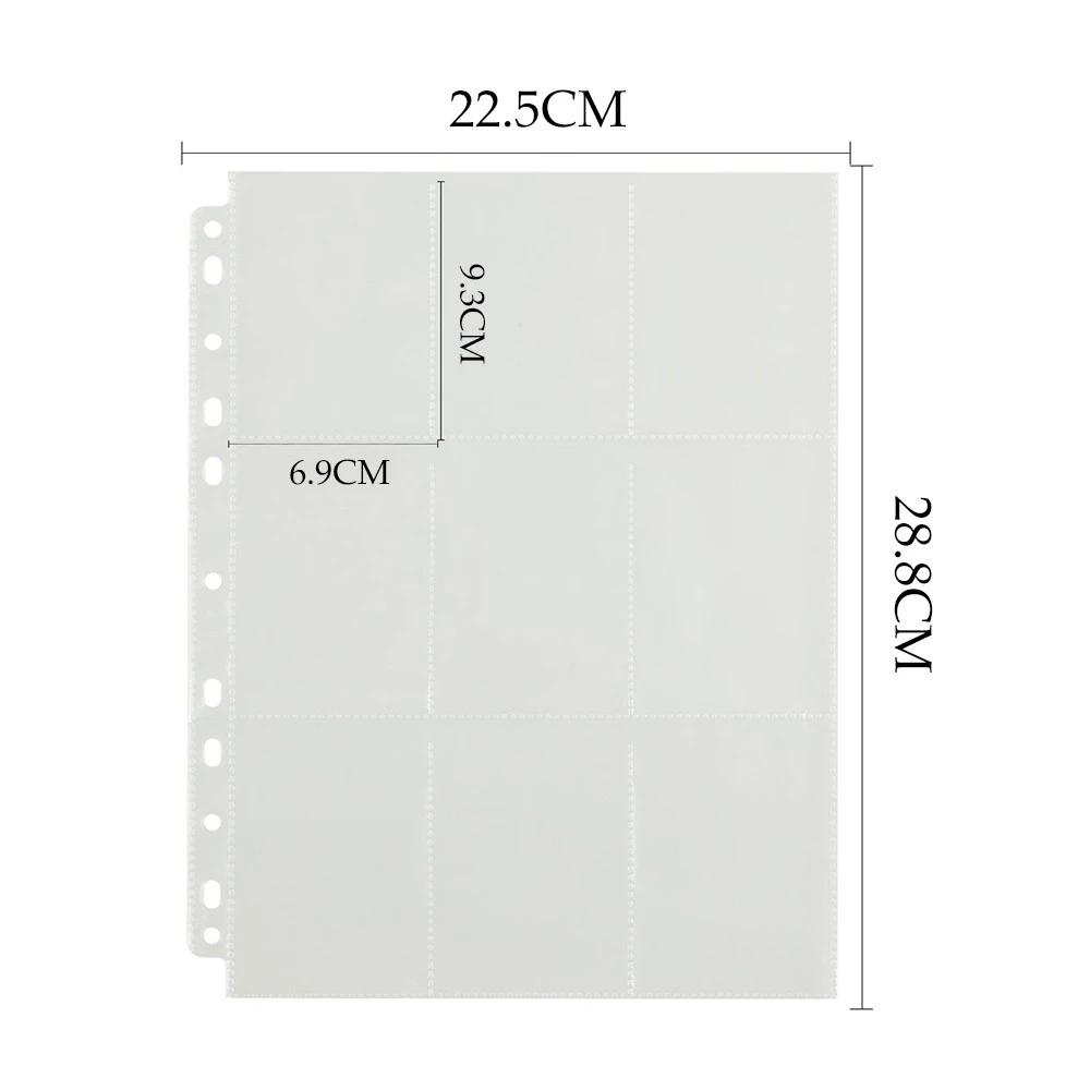 Card Stock Photo Albums 90 Pockets Card Sleeves Card Storage Wallets Coin Holders Gaming Card