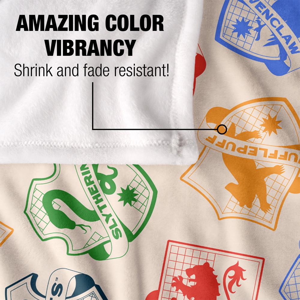 Harry Potter House Crests Blanket