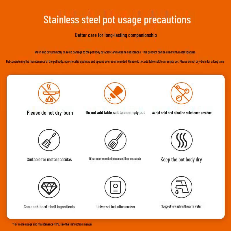 SUPOR 32cm Stainless Steel Honeycomb Non-Stick Wok
