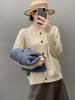 Women's Stylish Slimming Cable Knit Cashmere Cardigan Sweater - Autumn Chic, Versatile, Single-Breasted