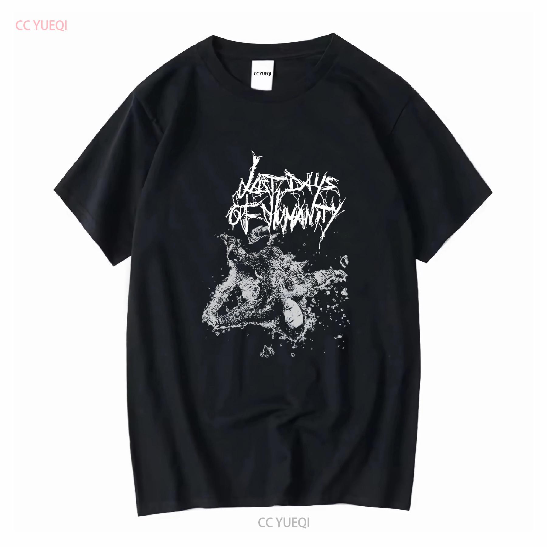 

Vintage Last Days of Humanity T Shirt Size XL Regurgitate Devourment Gorgasm long or short sleeves vintage Washed Slightly 4XL