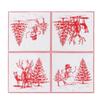 20pcs/Pac 33*33cm 2-Ply Disposable Party Napkin Christmas Pattern