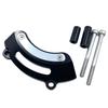 Motokano Left Crankcase Guard Motorcycle Engine Protector Cover Compatible Models CT125 (JA65) DAX125 (JB04) Grom (JC92) Monkey 125 (JB03) (Black)