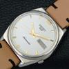 USED VINTAGE SEIKO 5 AUTOMATIC 7009A JAPAN MENS WHITE COLOR DIAL WATCH A433211-2 R115-a433211