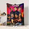 1Pc The Rookie City Lights Blanket Soft And Comfortable Casual Warm Camping Travel Christmas Halloween Xmas Gift M92425
