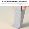 1Pc Safety Door Stop Block Wedge Stop Door Stopper Home Office Reusable Door Rear Retainer Impact Stopper Rubber Stops No Drill