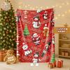 Personalized Baby Blanket, Festive Xmas Santa Claus Decor Gift, Christmas Gift For Boys And Girls Blanket, Baby Blanket Disney Home Decor