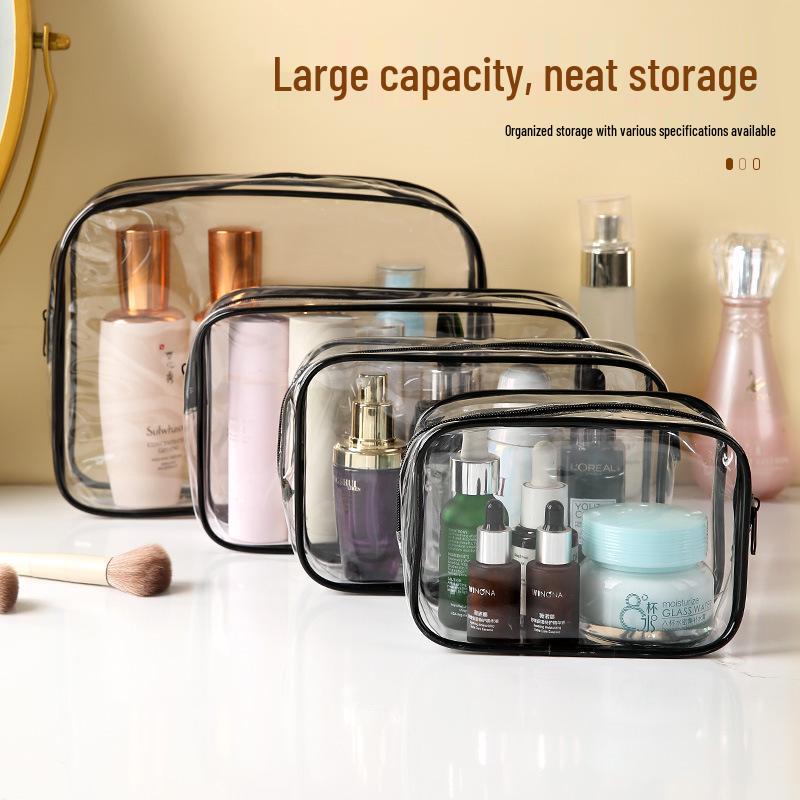 Waterproof Outdoor PVC Travel Makeup Bag with Zipper