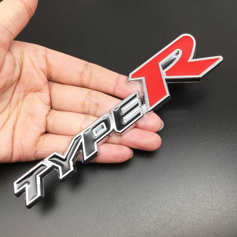 3D Metal Car body Side Emblem Badge Sticker For Honda Type R City CR-V XR-V HR-V Accord FIT Jazz Stream Crider Greiz CIVIC