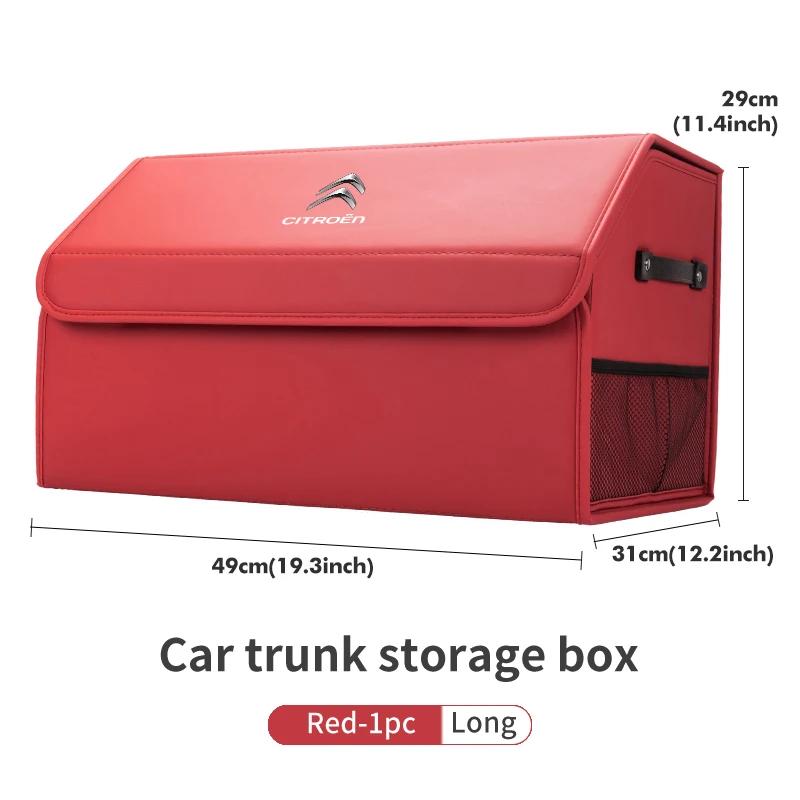 Big Capacity Car Storage Box Trunk Organizer Durable Collapsible For Citroen C5 C1 C2 C6 C4L DS3 DS4 DS5 C-Elysee Grand Berlingo aia256