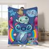 Couverture Dessin Animé Stitch Couverture Peluche Mignonne Stitch Couverture Quatre Saisons