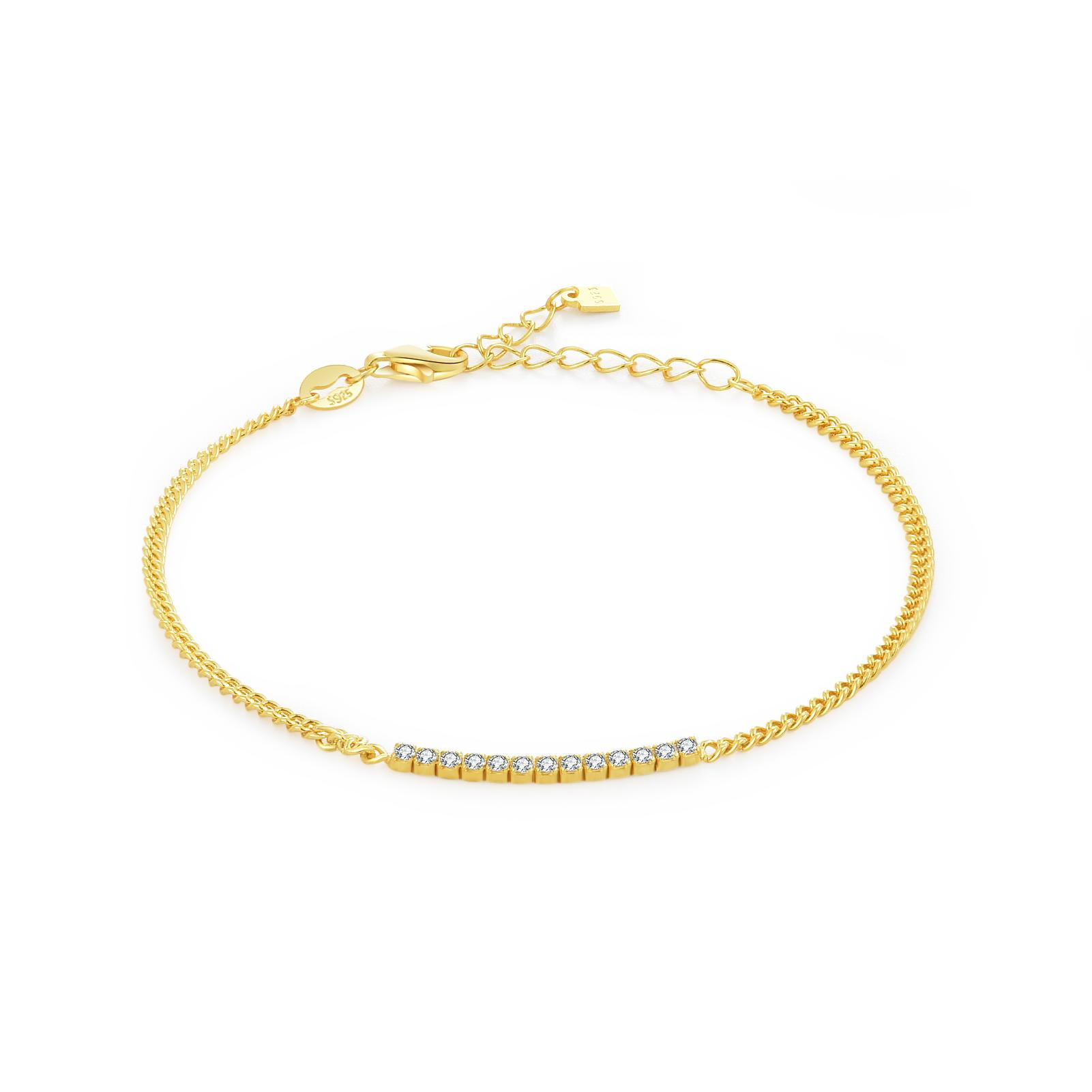 

ANDYWEN 2023 Новый Стерлингового Серебра 925 Циркон Линия Шарм Шкафчик Цепочка Браслет Женщины Рок Панк Качество Вечерние Роскошные Ювелирные Изделия M