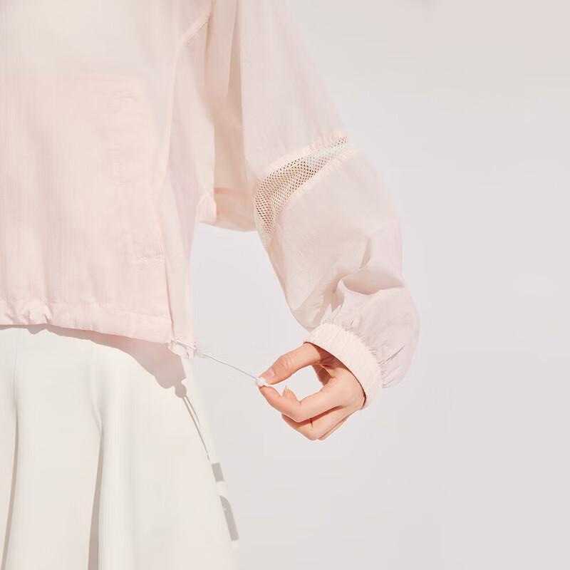 BOSIDENG Women's Loose Fit Hooded UV Protection Sun Jacket