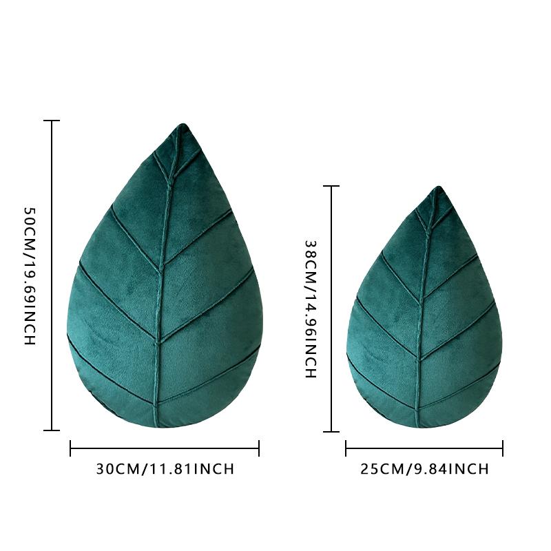 Christmas Decoration Leaf Shaped Pillows Nordic Style Minimalist Sofa Waist Cushion Living Room Home Decor Headboard Cushions