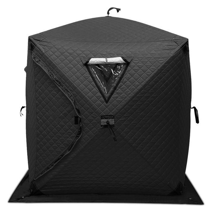 Tente de camping - GI92 - 1-2 personnes - étanche - convertible en tente sauna - 180x180x210 cm