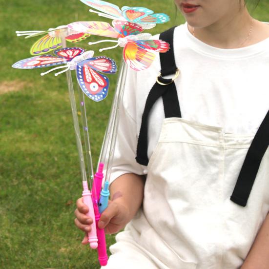 Glow Butterflies Stick Glow in The Dark 3 Modes Adjustable Handheld High Brightness Battery Operated Colorful Light Up