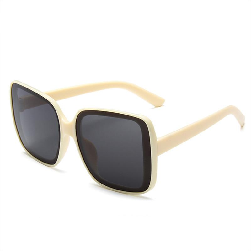 Large Square Sunglasses, Fashionable Retro Rough-Edged Sunglasses, Trendy And Thin Sunglasses.