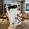 For Google Pixel 10 Pro 10A Phone Case Pixel 9 Pro XL Pixel 8 Pro 9A 8A 7A 7 6A 6 Pro Soft TPU Cover Flower