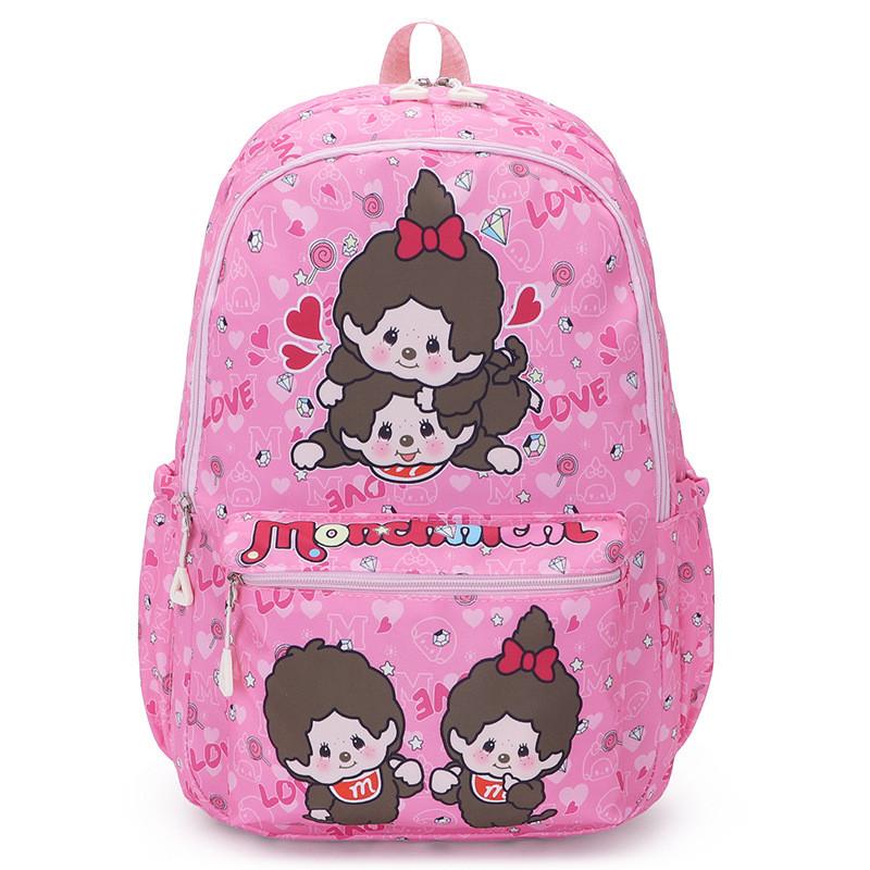 With Cartoon Backpack Print Design Suitable For Daily Kid
