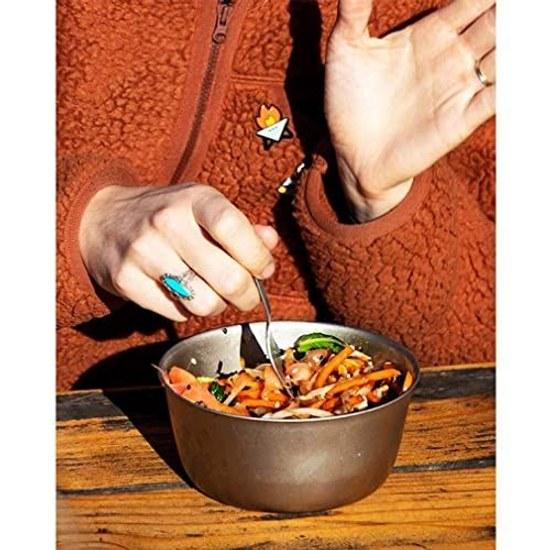 Snow Peak Trek Titanium Bowl STW-003T Lightweight Dish Solo Camping